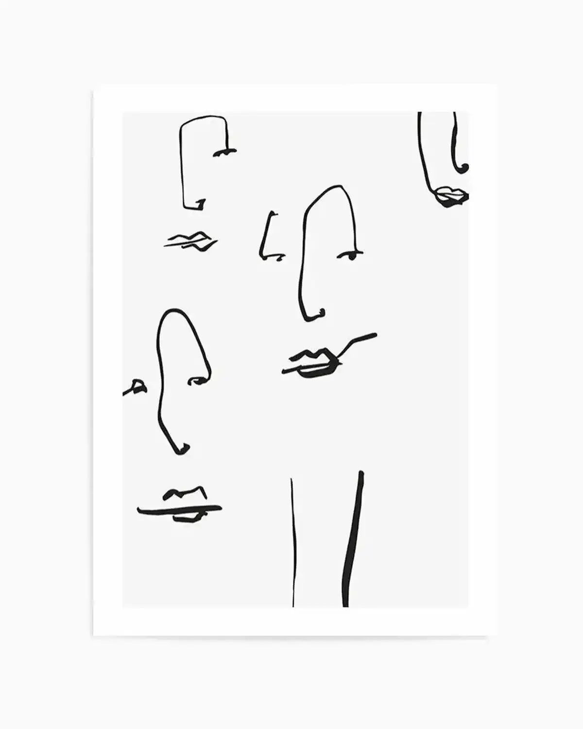 Their Faces I Art Print from Olive et Oriel where you can shop wallpaper and artworks online