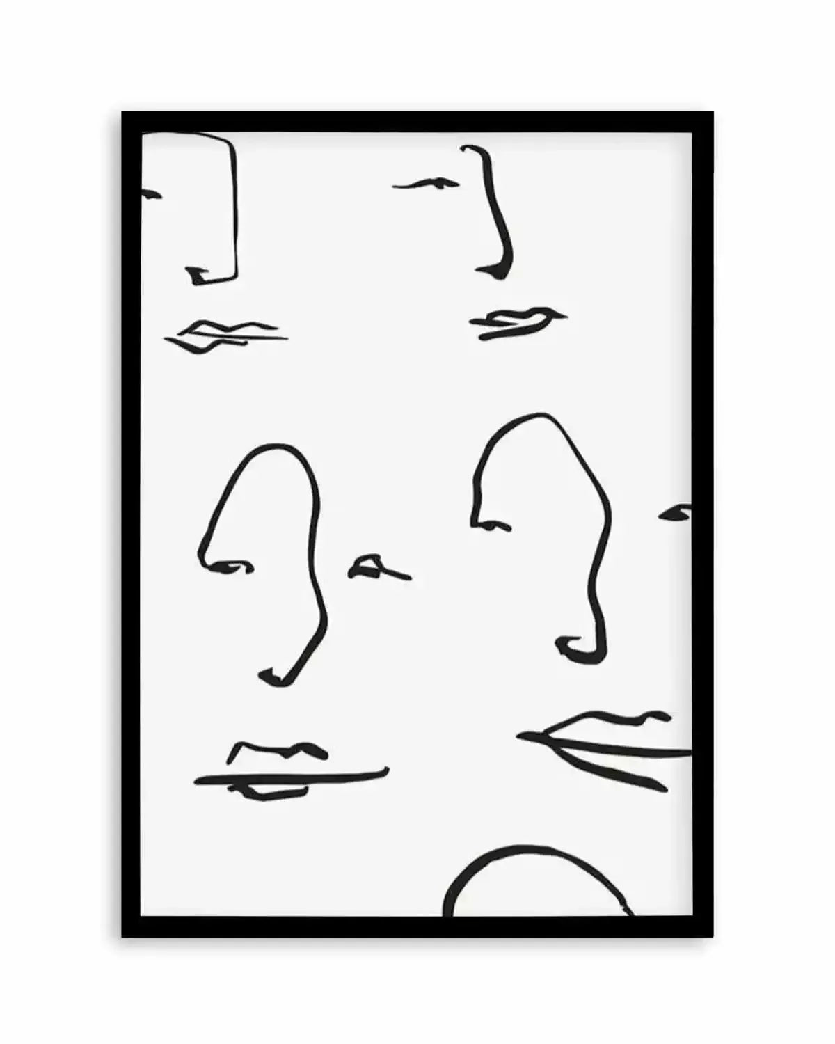 Their Faces II Art Print from Olive et Oriel where you can shop wallpaper and artworks online