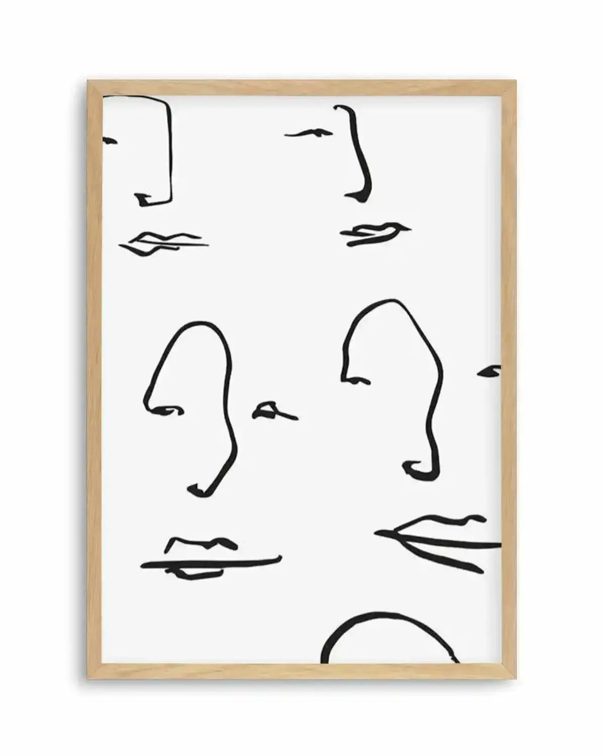 Their Faces II Art Print from Olive et Oriel where you can shop wallpaper and artworks online