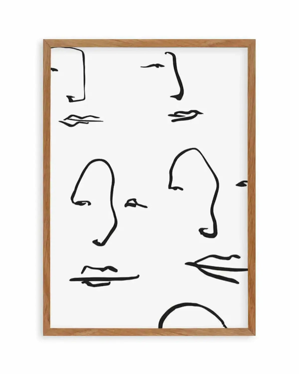 Their Faces II Art Print from Olive et Oriel where you can shop wallpaper and artworks online