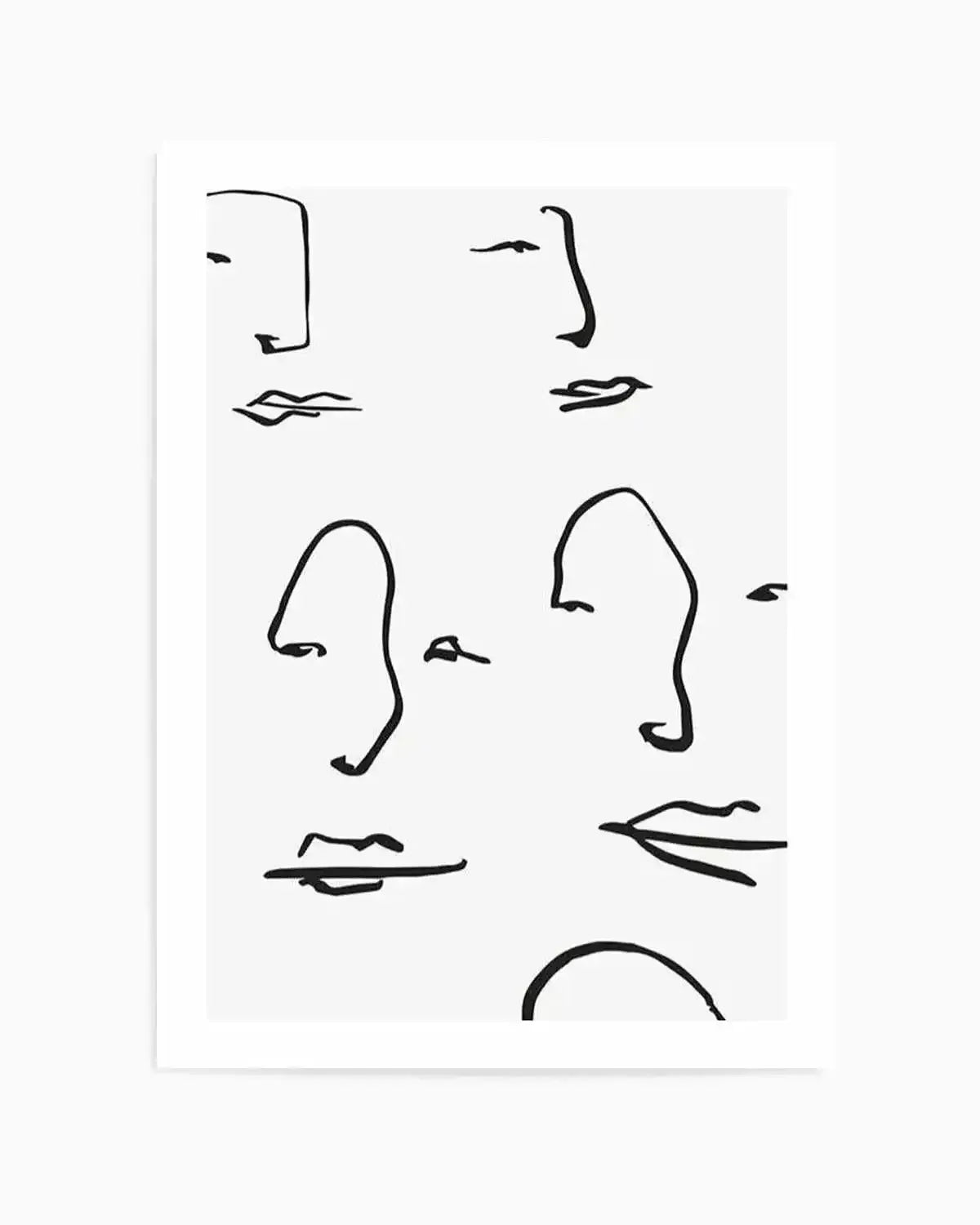 Their Faces II Art Print from Olive et Oriel where you can shop wallpaper and artworks online