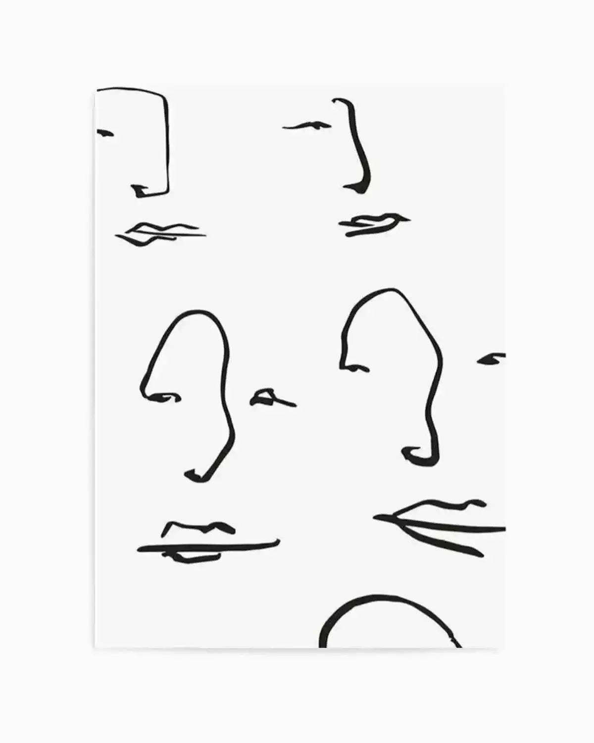 Their Faces II Art Print from Olive et Oriel where you can shop wallpaper and artworks online