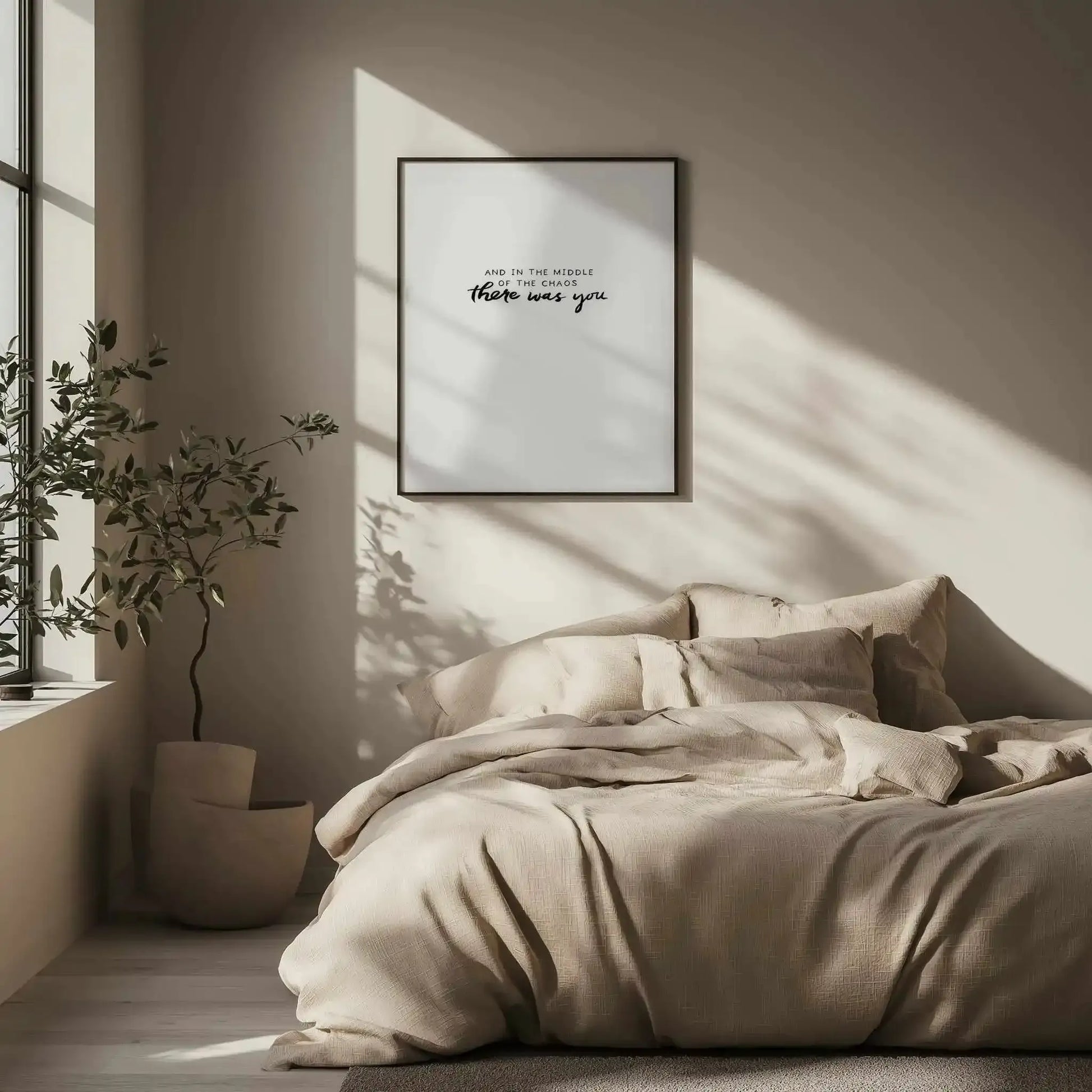 There Was You | Hand scripted Art Print from Olive et Oriel where you can shop wallpaper and artworks online