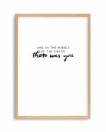 There Was You | Hand scripted Art Print