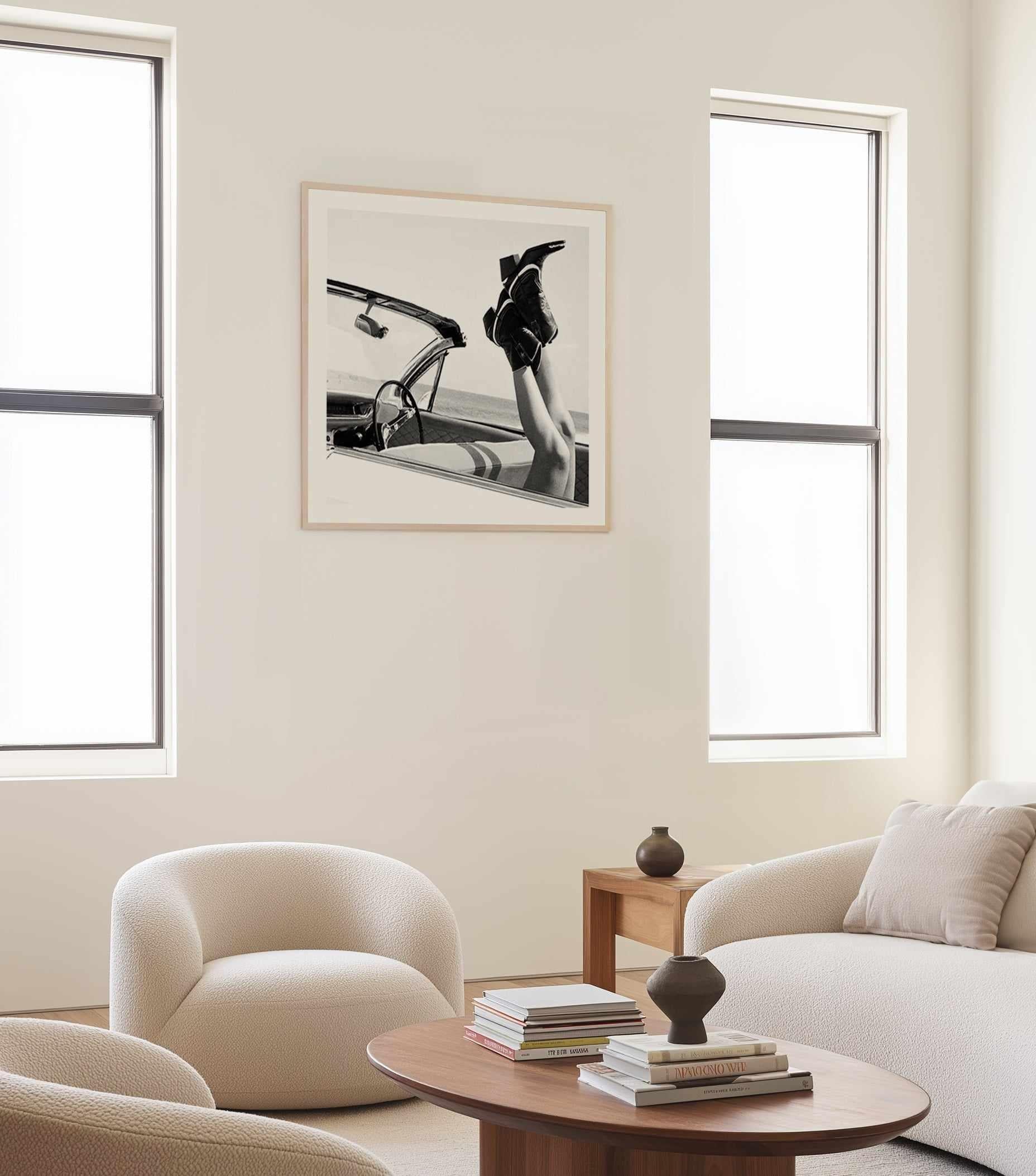 These Boots B&W by Amy Hallam | Art Print from Olive et Oriel where you can shop wallpaper and artworks online