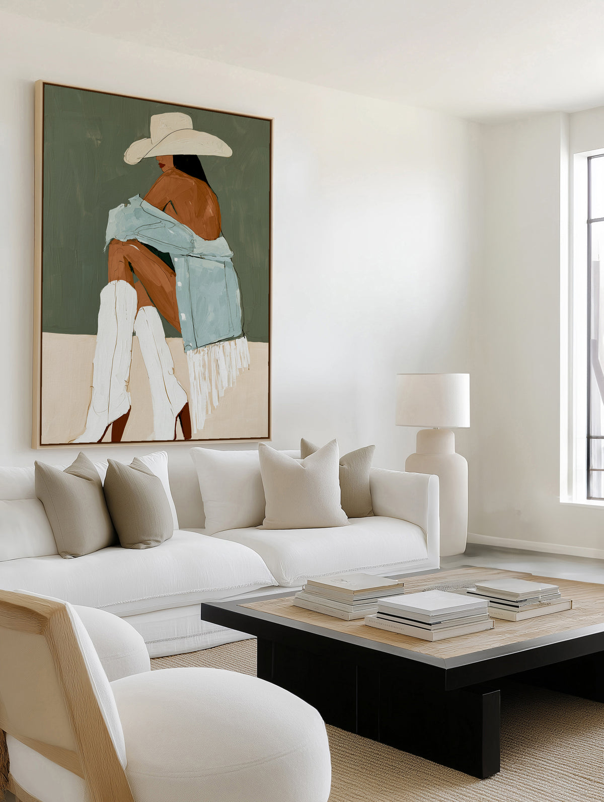 These Boots | Framed Canvas Art Print