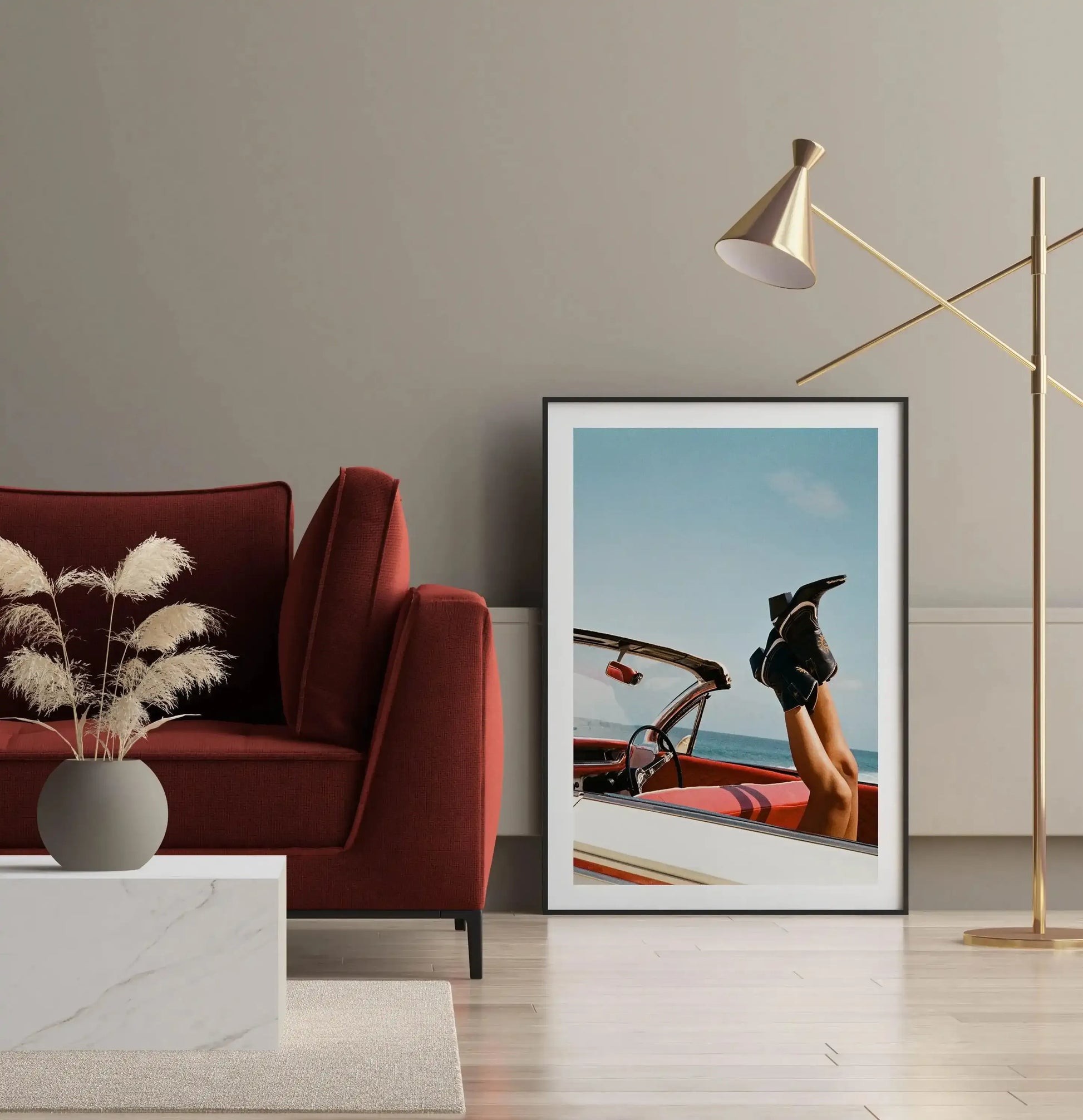 These Boots by Amy Hallam Art Print-PRINT-Olive et Oriel-Amy Hallam-Buy-Australian-Art-Prints-Online-with-Olive-et-Oriel-Your-Artwork-Specialists-Austrailia-Decorate-With-Coastal-Photo-Wall-Art-Prints-From-Our-Beach-House-Artwork-Collection-Fine-Poster-and-Framed-Artwork