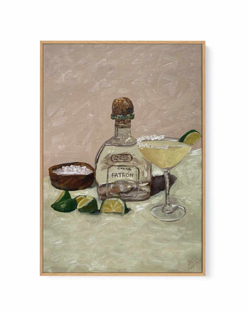 Thirsty Margarita by Jess Martin | Framed Canvas Art Print from Olive et Oriel where you can shop wallpaper and artworks online