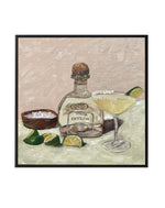 Thirsty Margarita by Jess Martin | Framed Canvas Art Print
