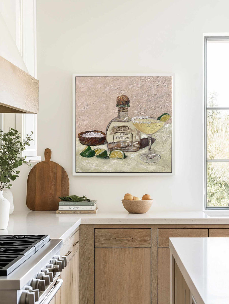 Thirsty Margarita by Jess Martin | Framed Canvas Art Print