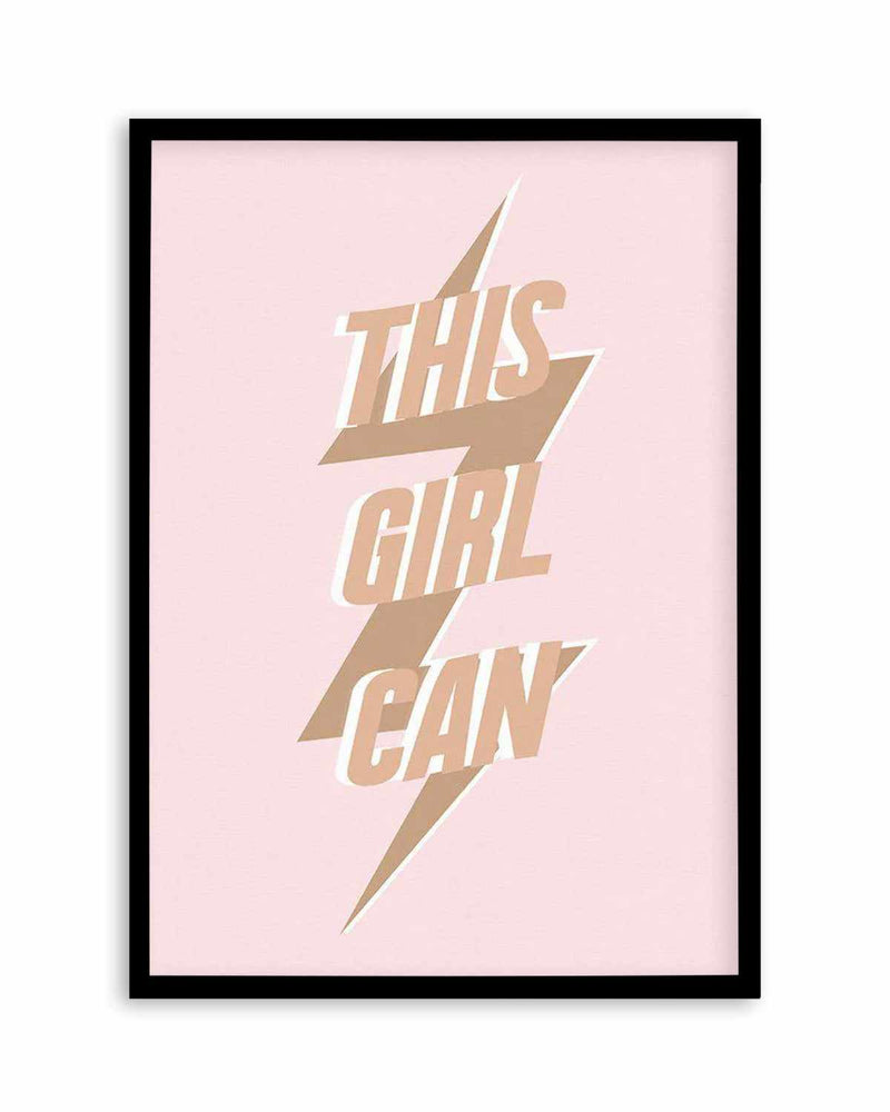 This Girl Can Art Print