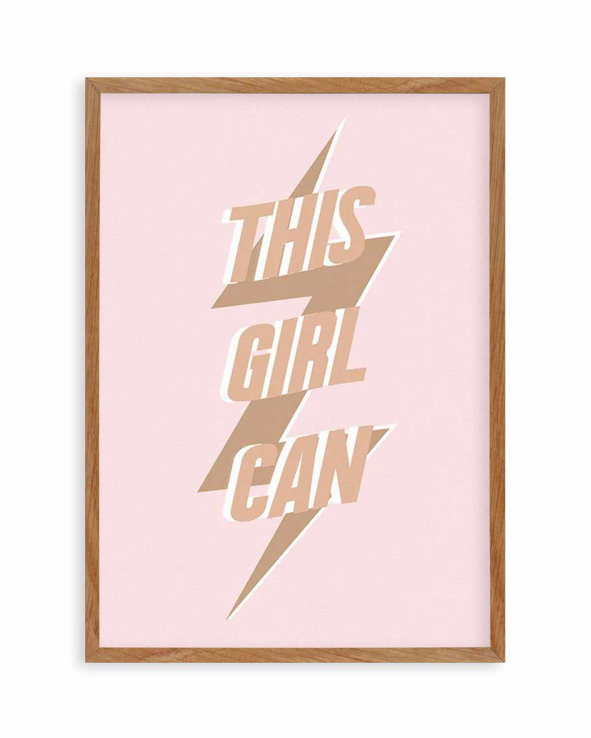 This Girl Can Art Print