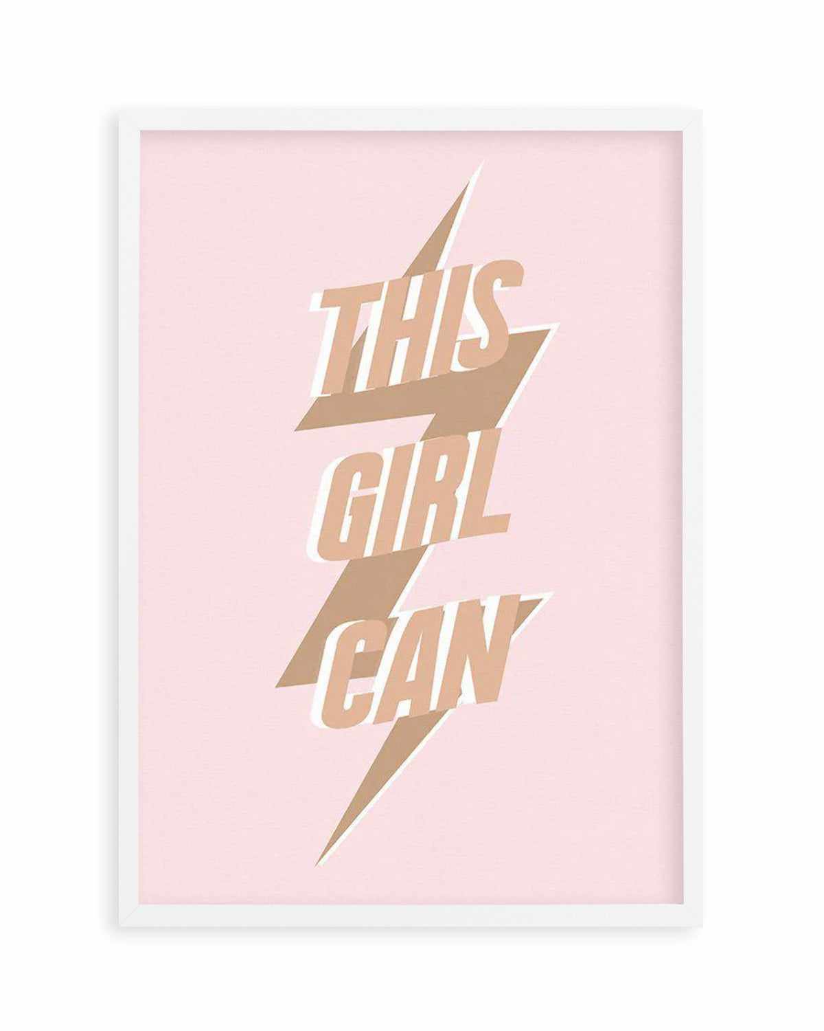 This Girl Can Art Print