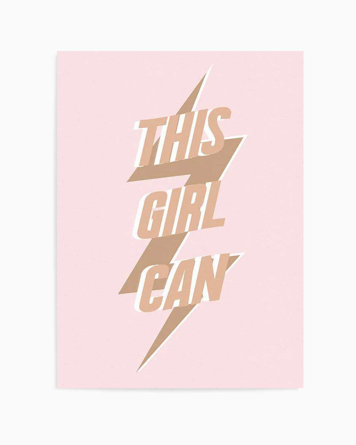 This Girl Can Art Print