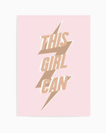 This Girl Can Art Print