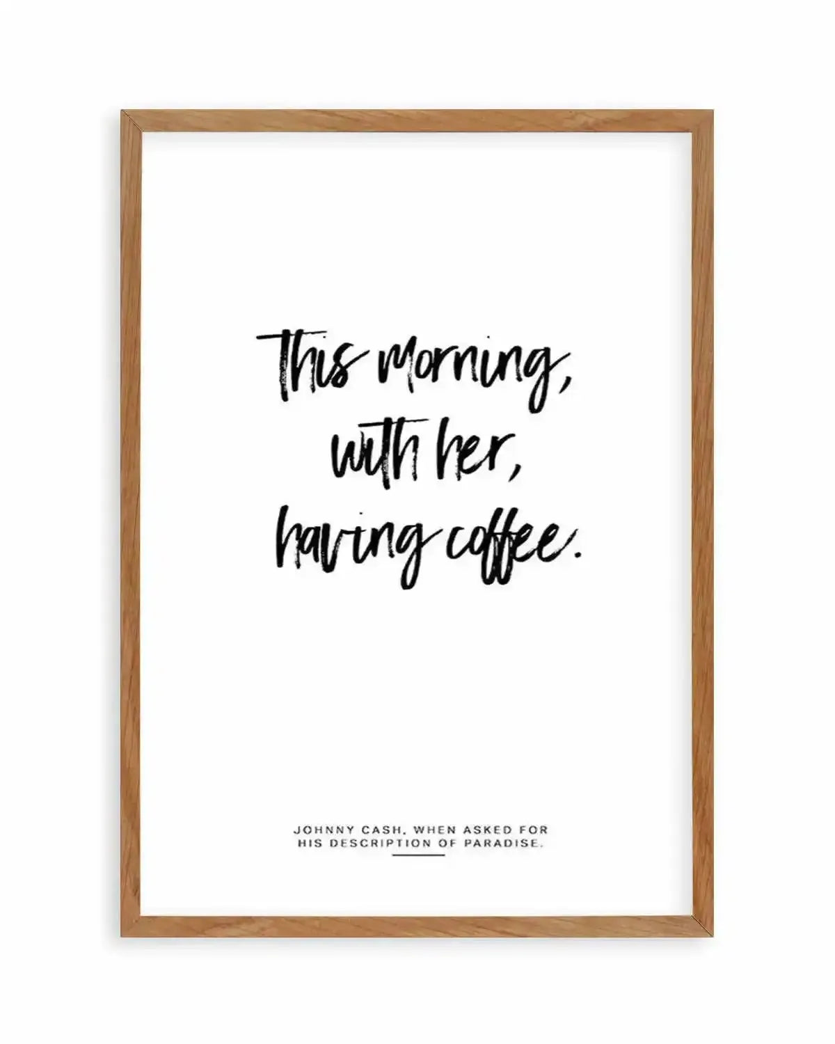 This Morning With Her Having Coffee Art Print from Olive et Oriel where you can shop wallpaper and artworks online