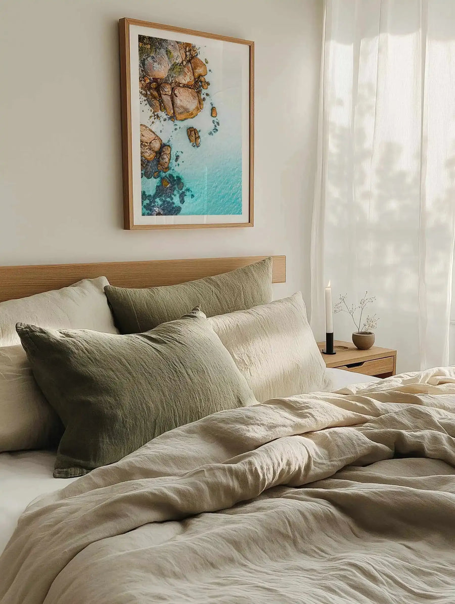 Thistle Cove I Esperance | Aerial Photo Wall Art Print from Olive et Oriel where you can shop wallpaper and artworks online