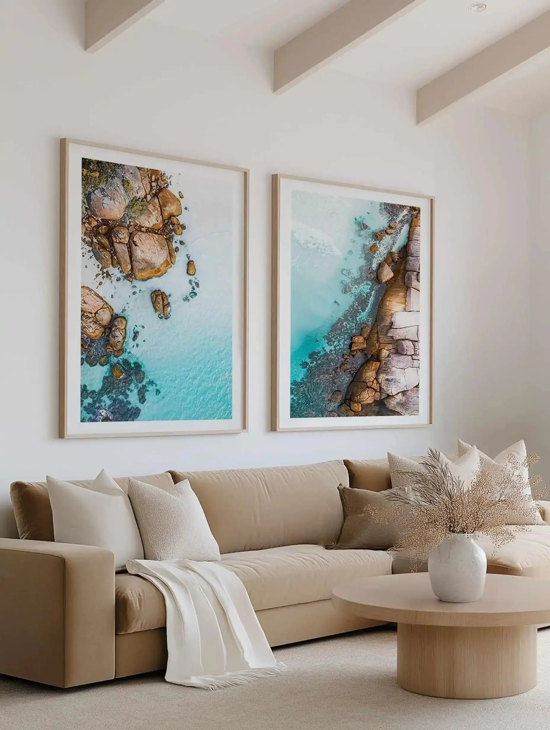 Thistle Cove I Esperance | Aerial Photo Wall Art Print from Olive et Oriel where you can shop wallpaper and artworks online