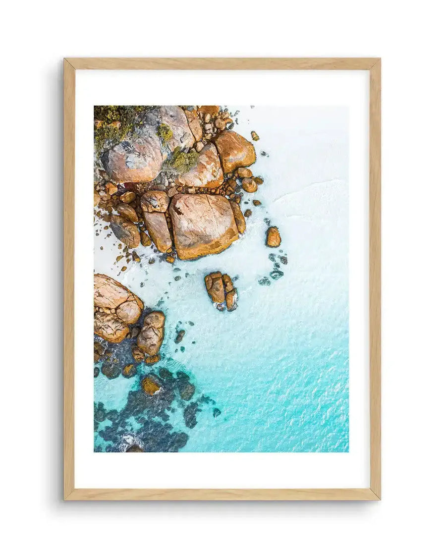 Thistle Cove I | Esperance Art Print-PRINT-Olive et Oriel-Olive et Oriel-A5 | 5.8" x 8.3" | 14.8 x 21cm-Oak-With White Border-Buy-Australian-Art-Prints-Online-with-Olive-et-Oriel-Your-Artwork-Specialists-Austrailia-Decorate-With-Coastal-Photo-Wall-Art-Prints-From-Our-Beach-House-Artwork-Collection-Fine-Poster-and-Framed-Artwork