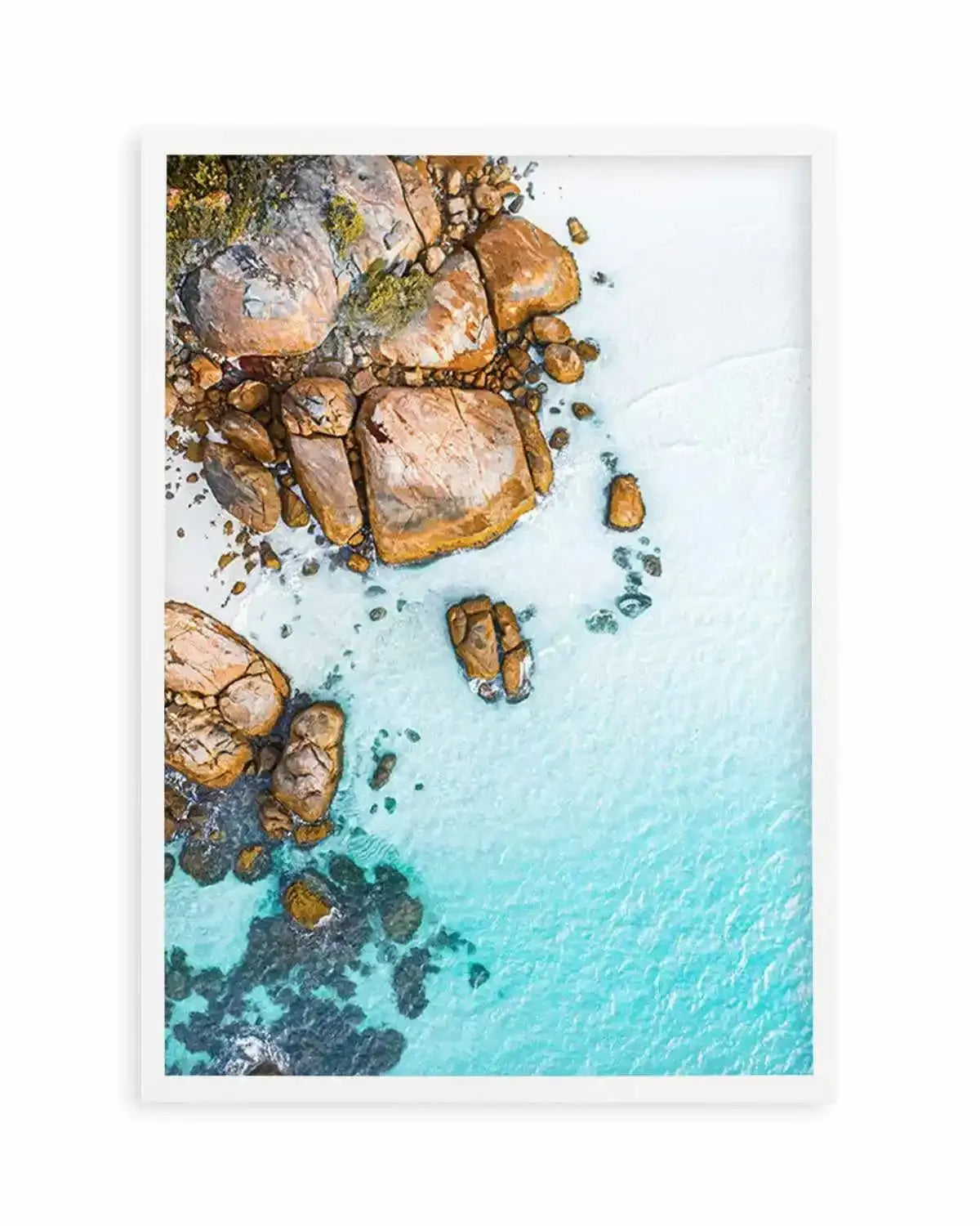 Thistle Cove I Esperance | Aerial Photo Wall Art Print from Olive et Oriel where you can shop wallpaper and artworks online