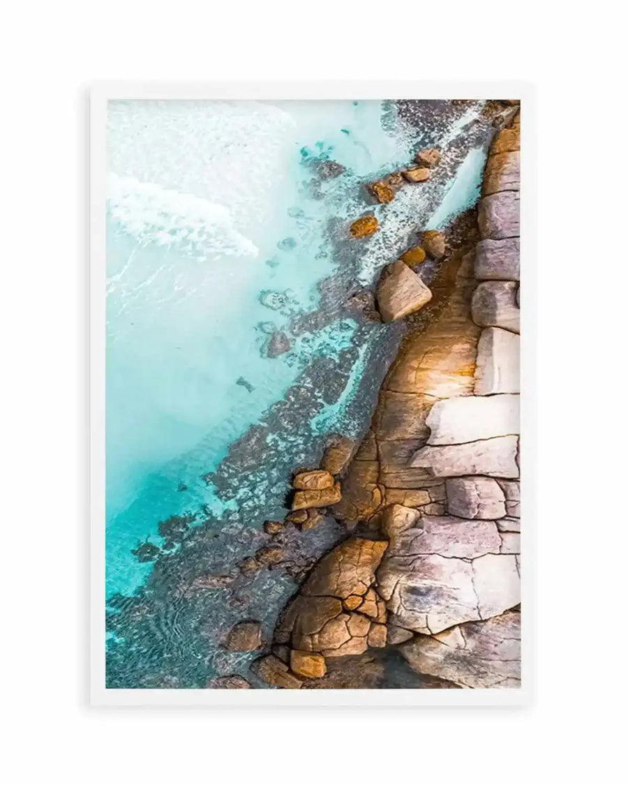 Thistle Cove II Esperance | Aerial Photo Wall Art Print from Olive et Oriel where you can shop wallpaper and artworks online