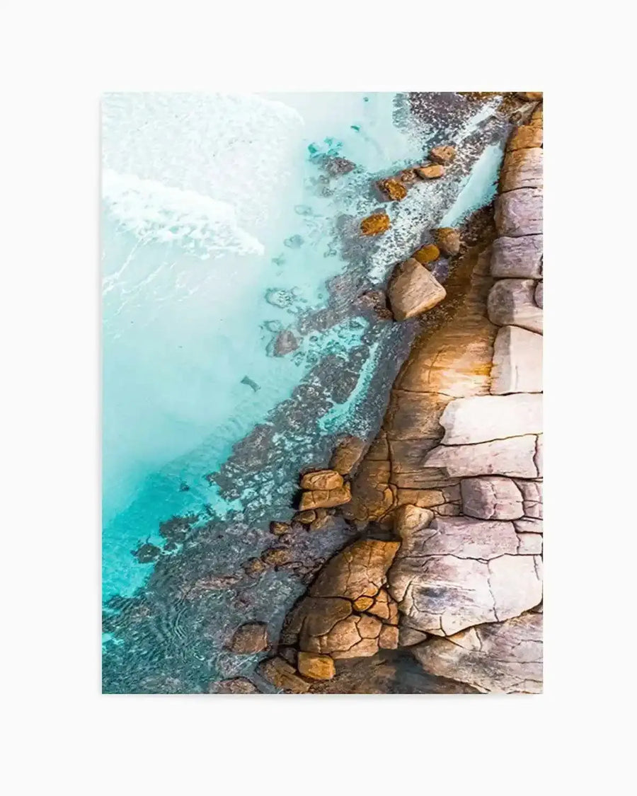 Thistle Cove II Esperance | Aerial Photo Wall Art Print from Olive et Oriel where you can shop wallpaper and artworks online