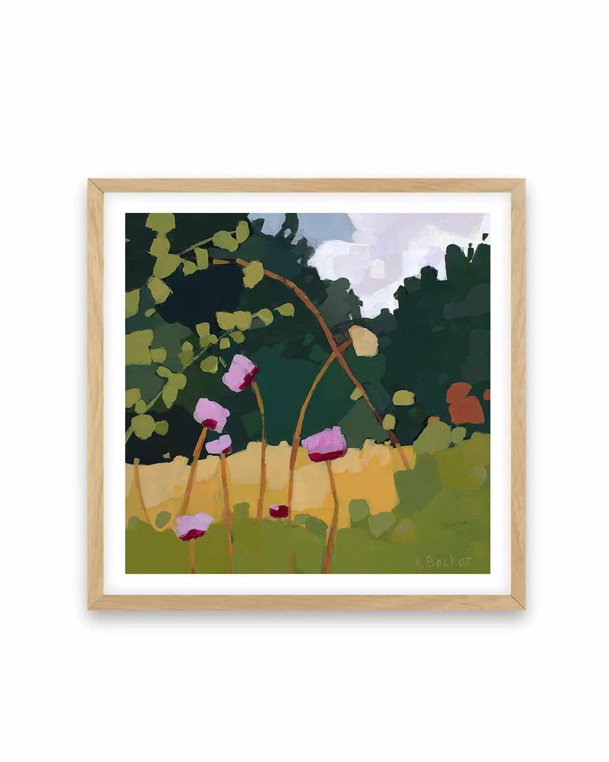 Thistles by Anne Becker Art Print from Olive et Oriel where you can shop wallpaper and artworks online