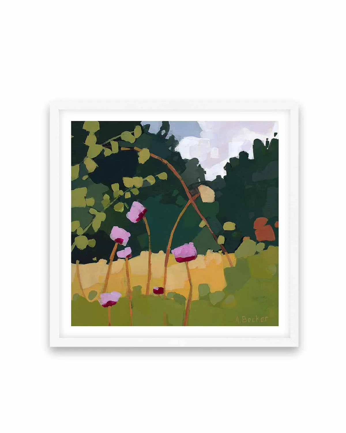 Thistles by Anne Becker Art Print from Olive et Oriel where you can shop wallpaper and artworks online