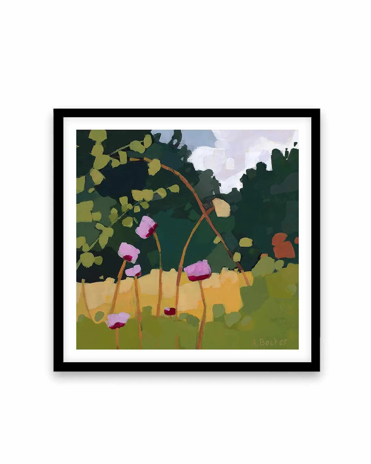 Thistles by Anne Becker Art Print from Olive et Oriel where you can shop wallpaper and artworks online