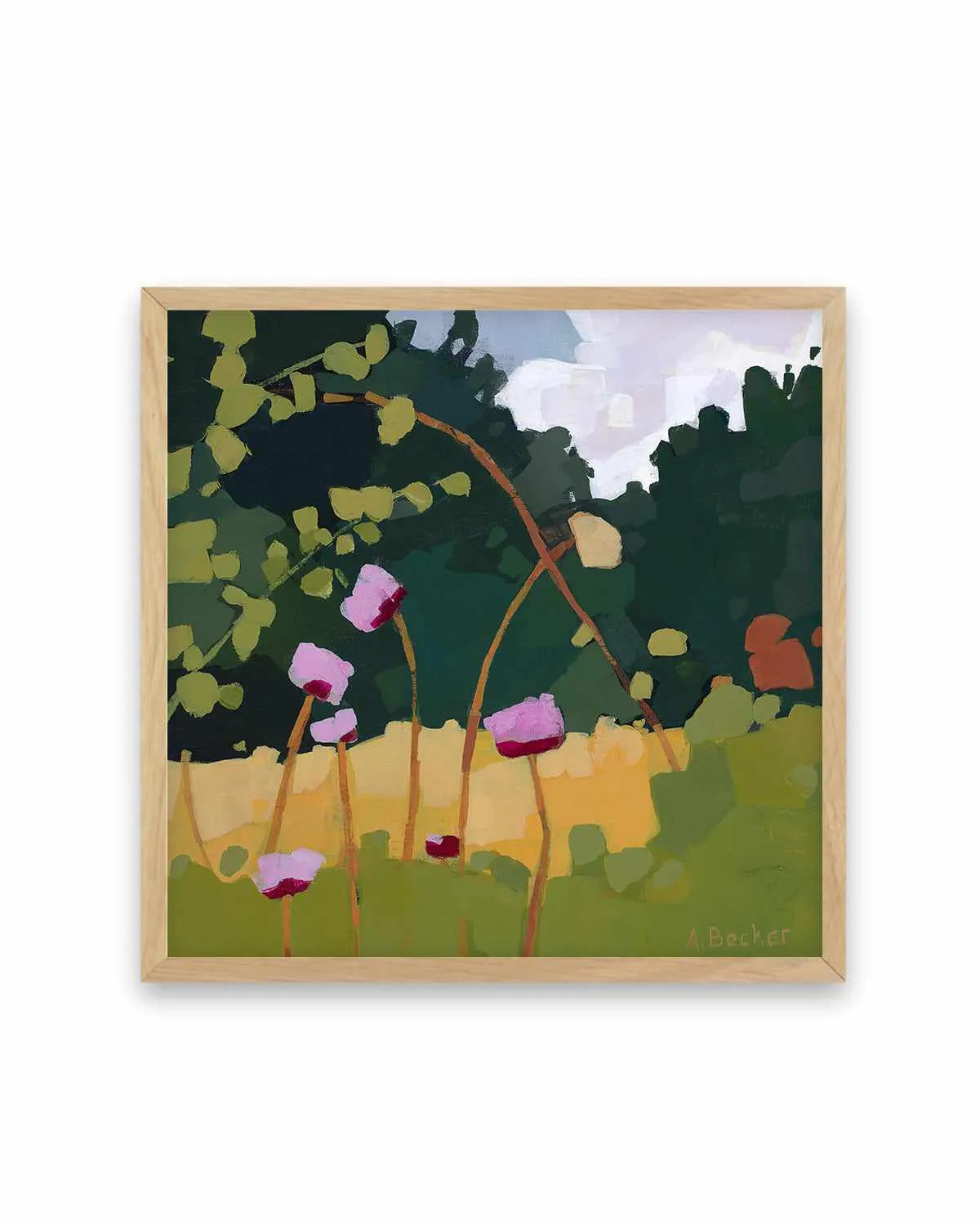 Thistles by Anne Becker Art Print from Olive et Oriel where you can shop wallpaper and artworks online