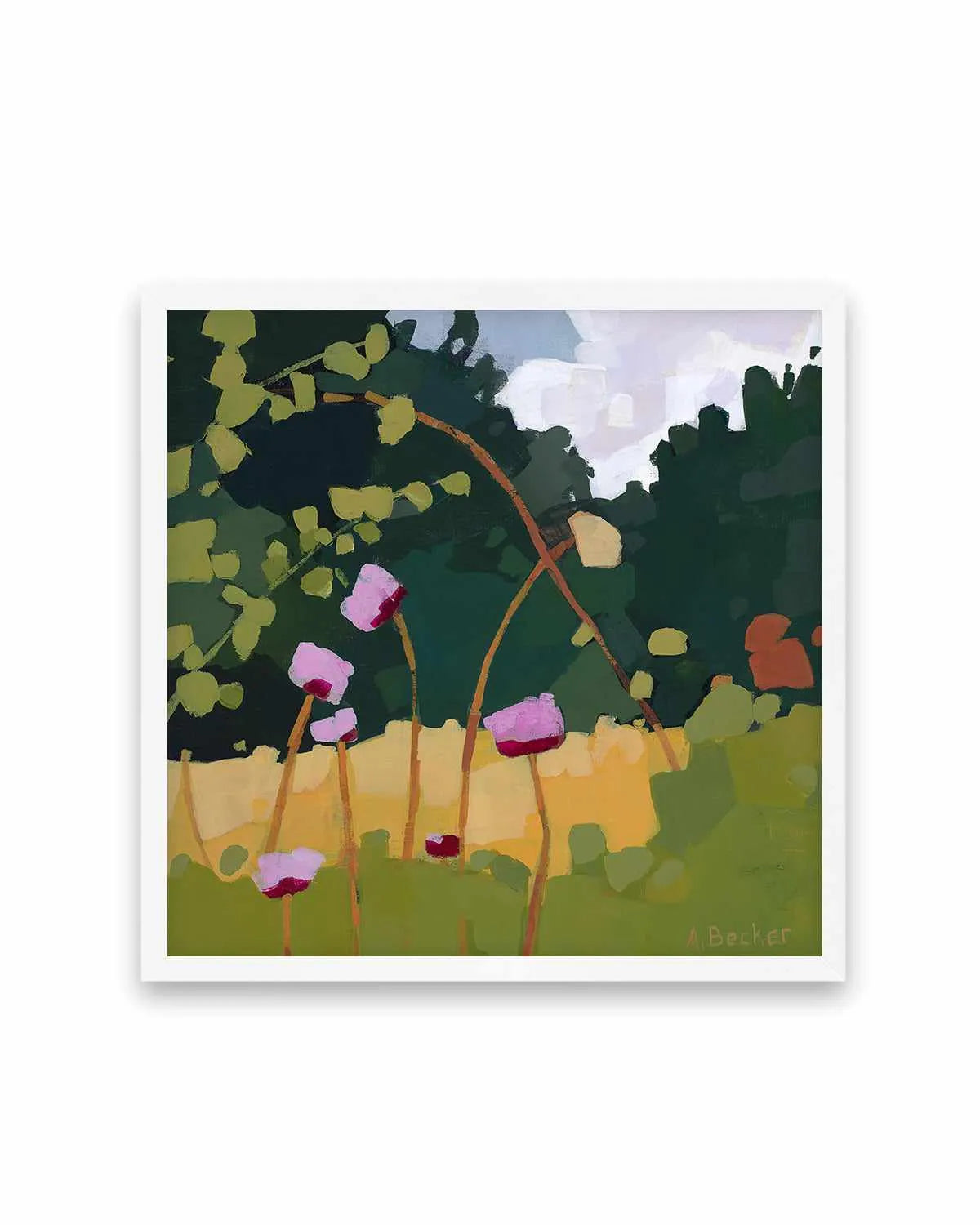 Thistles by Anne Becker Art Print from Olive et Oriel where you can shop wallpaper and artworks online