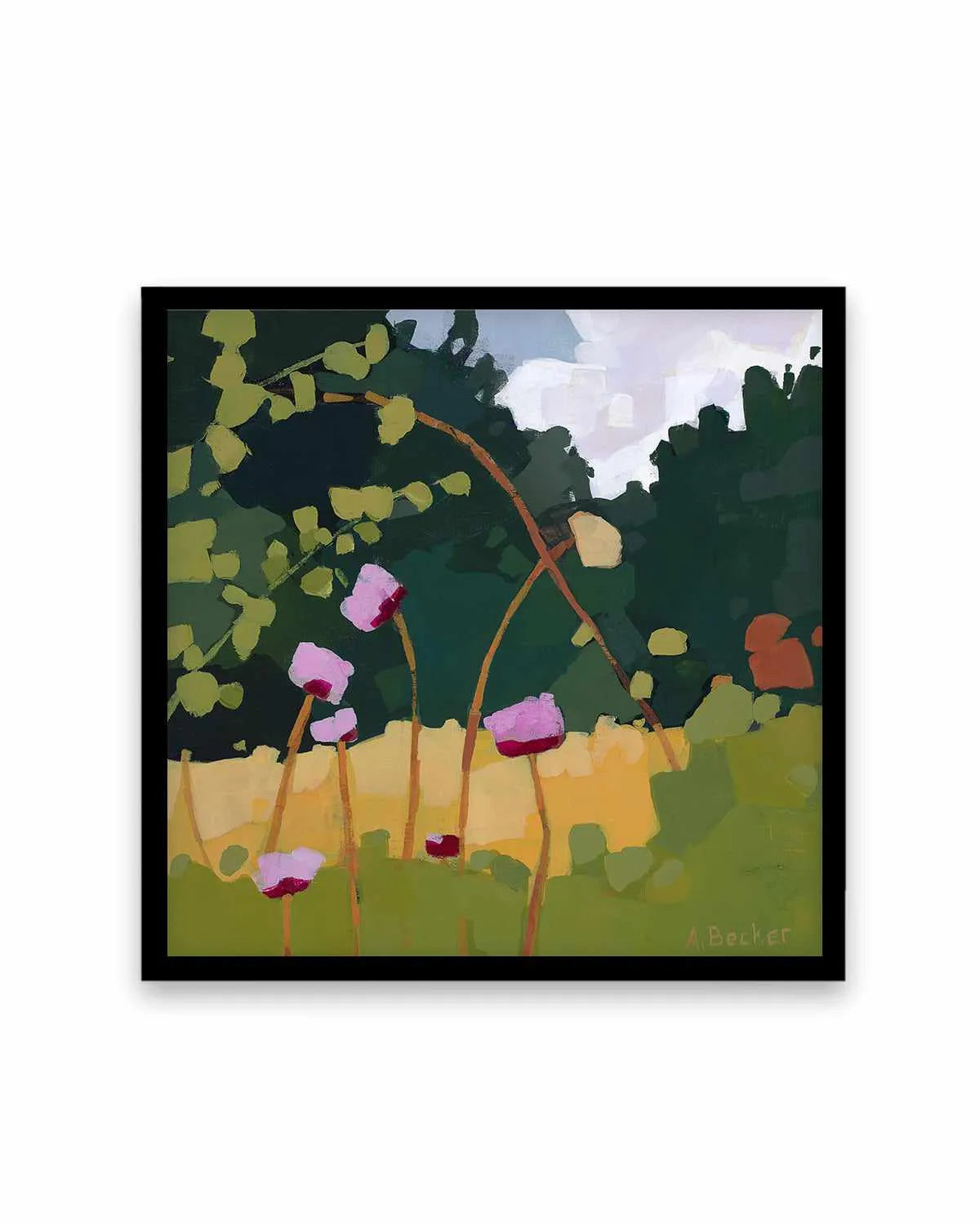 Thistles by Anne Becker Art Print from Olive et Oriel where you can shop wallpaper and artworks online