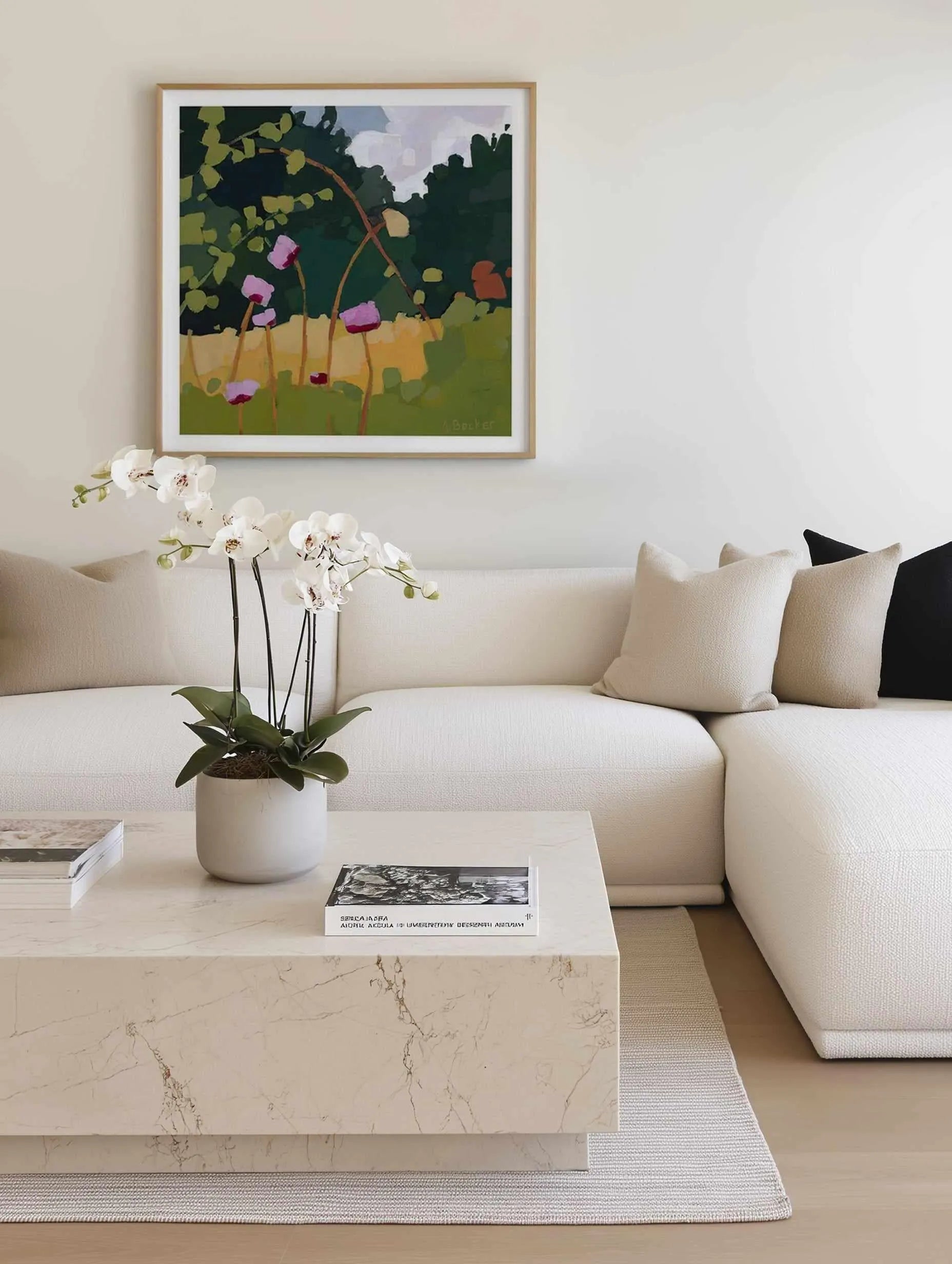 Thistles by Anne Becker Art Print from Olive et Oriel where you can shop wallpaper and artworks online