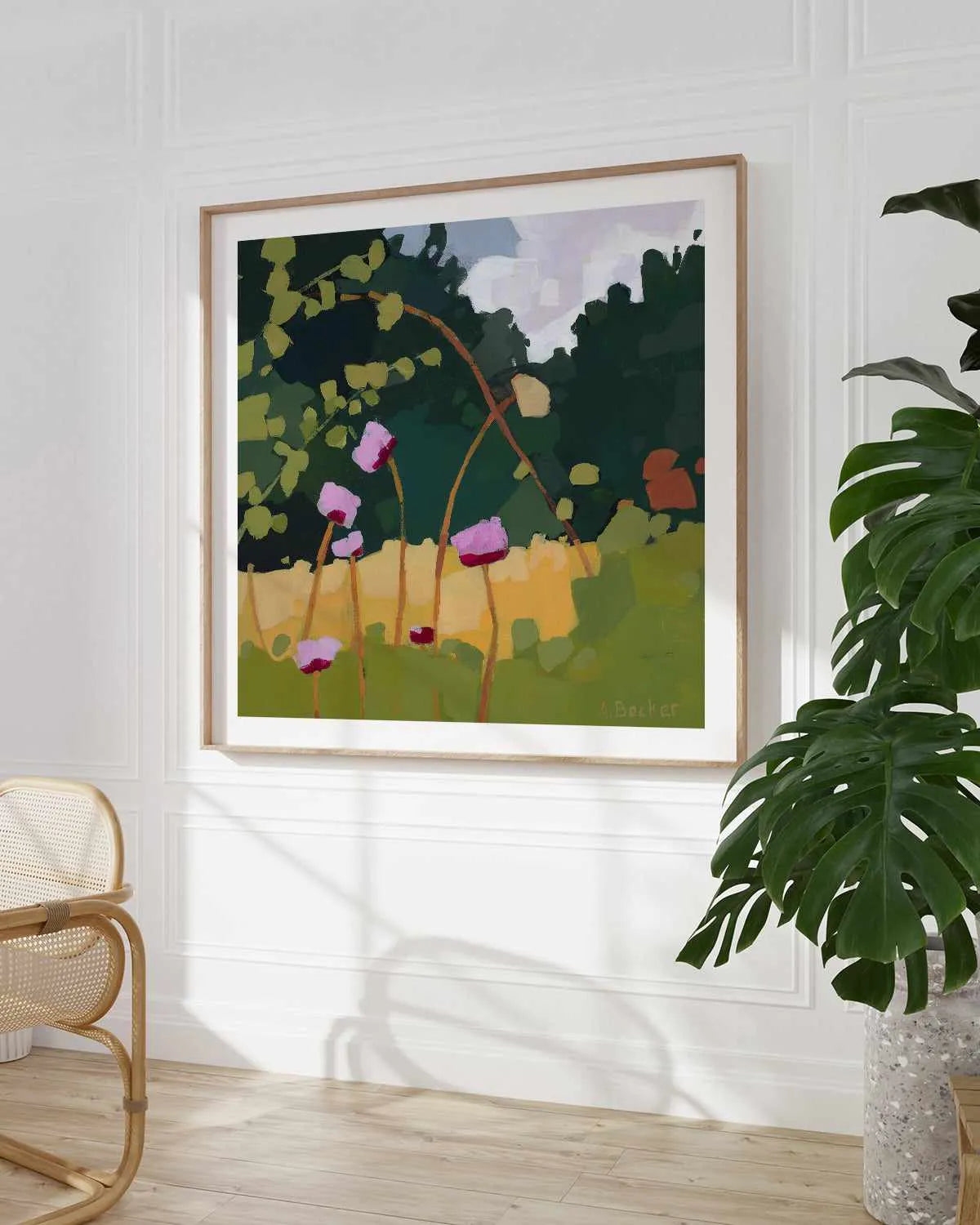 Thistles by Anne Becker Art Print from Olive et Oriel where you can shop wallpaper and artworks online