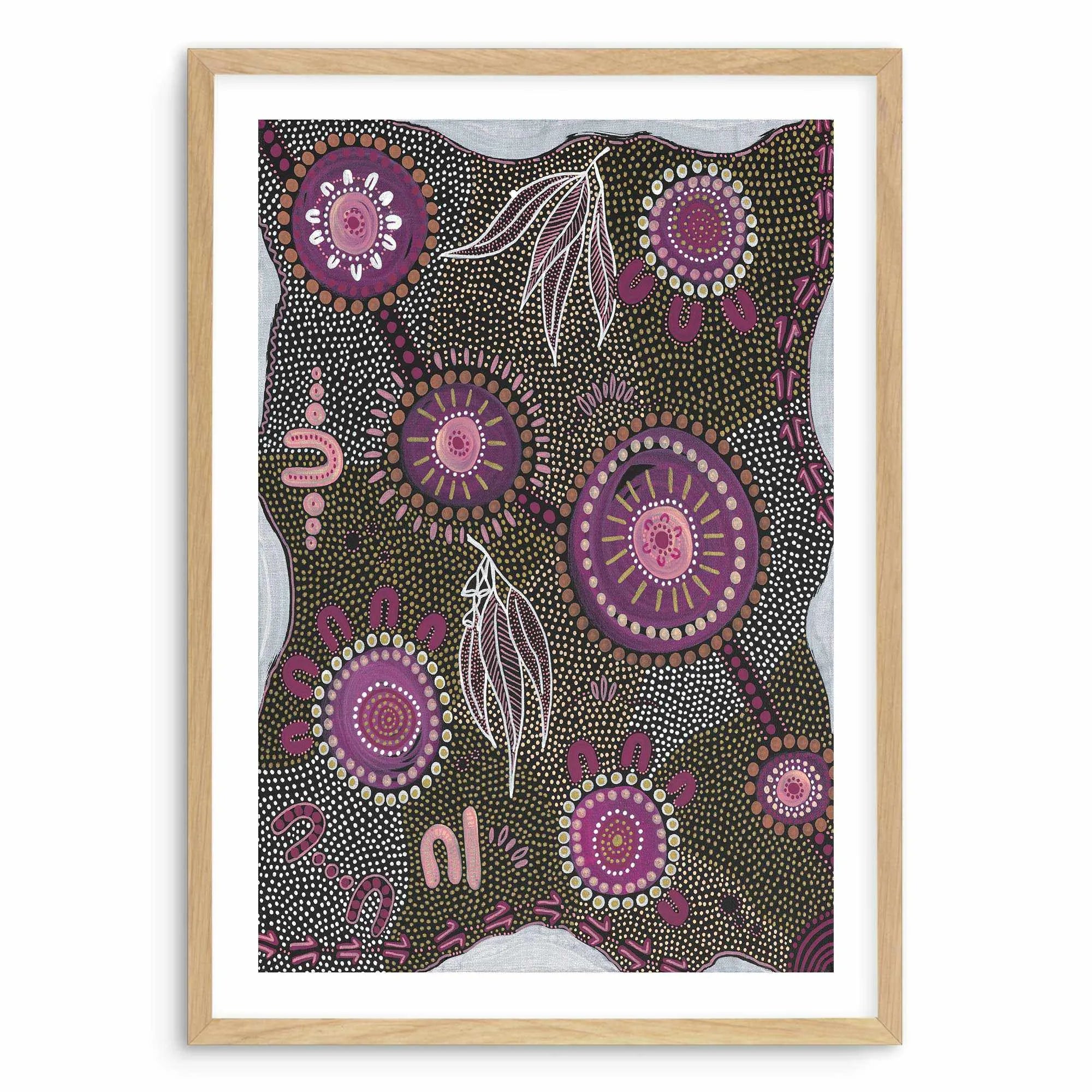 Those Around Me Art Print-PRINT-Olive et Oriel-Domica Hill-A5 | 5.8" x 8.3" | 14.8 x 21cm-Oak-With White Border-Buy-Australian-Art-Prints-Online-with-Olive-et-Oriel-Your-Artwork-Specialists-Austrailia-Decorate-With-Coastal-Photo-Wall-Art-Prints-From-Our-Beach-House-Artwork-Collection-Fine-Poster-and-Framed-Artwork