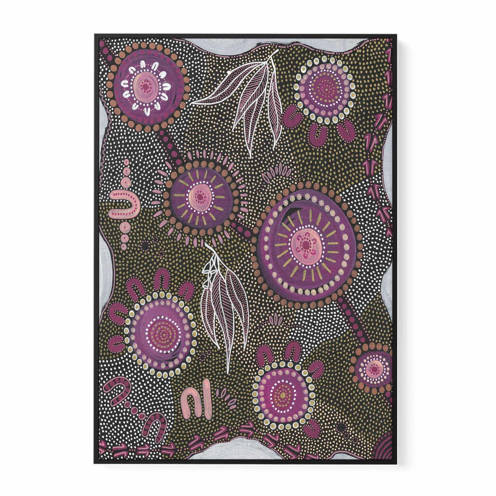 Those Around Me by Domica Hill | Framed Canvas Art Print from Olive et Oriel where you can shop wallpaper and artworks online