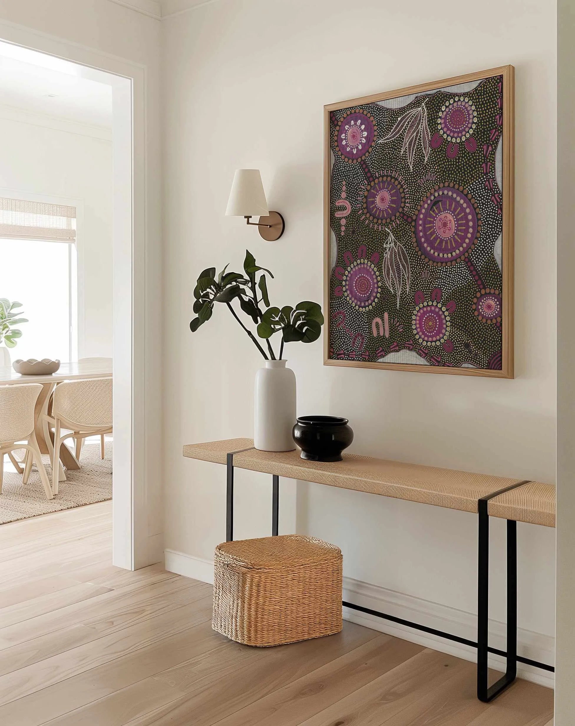 Those Around Me by Domica Hill | Framed Canvas Art Print from Olive et Oriel where you can shop wallpaper and artworks online