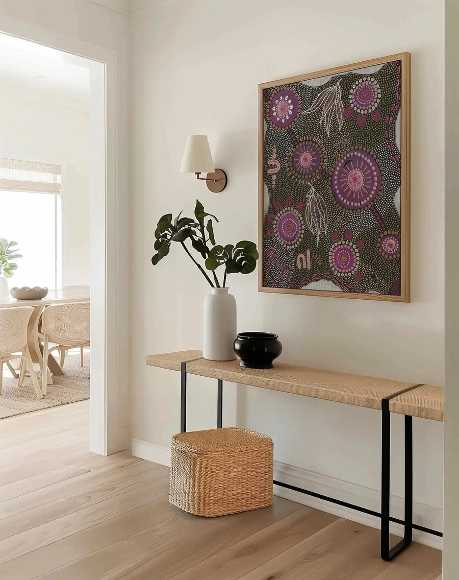 Those Around Me by Domica Hill | Framed Canvas Art Print from Olive et Oriel where you can shop wallpaper and artworks online