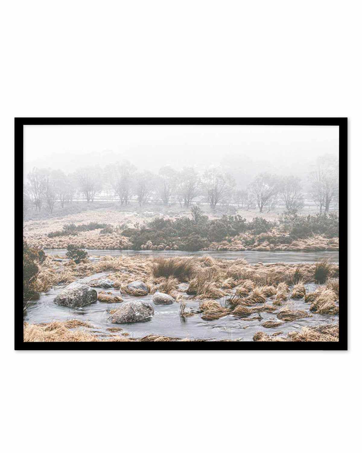 Thredbo Lake Art Print