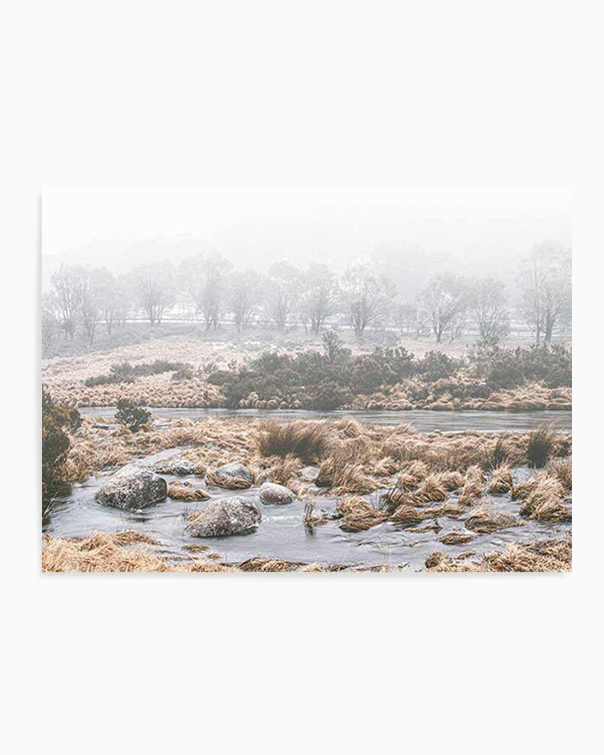 Thredbo Lake Art Print