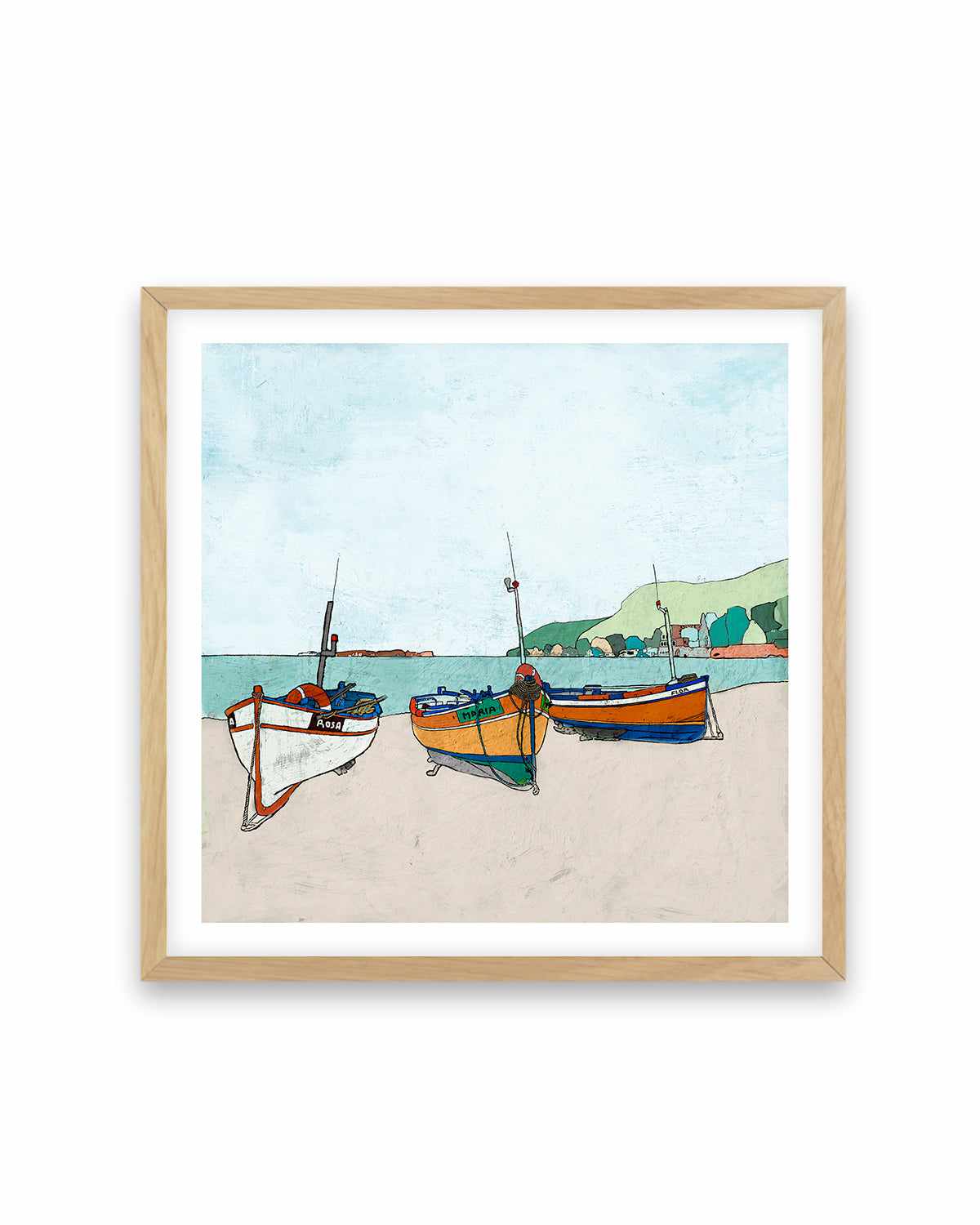 Three Boats Art Print