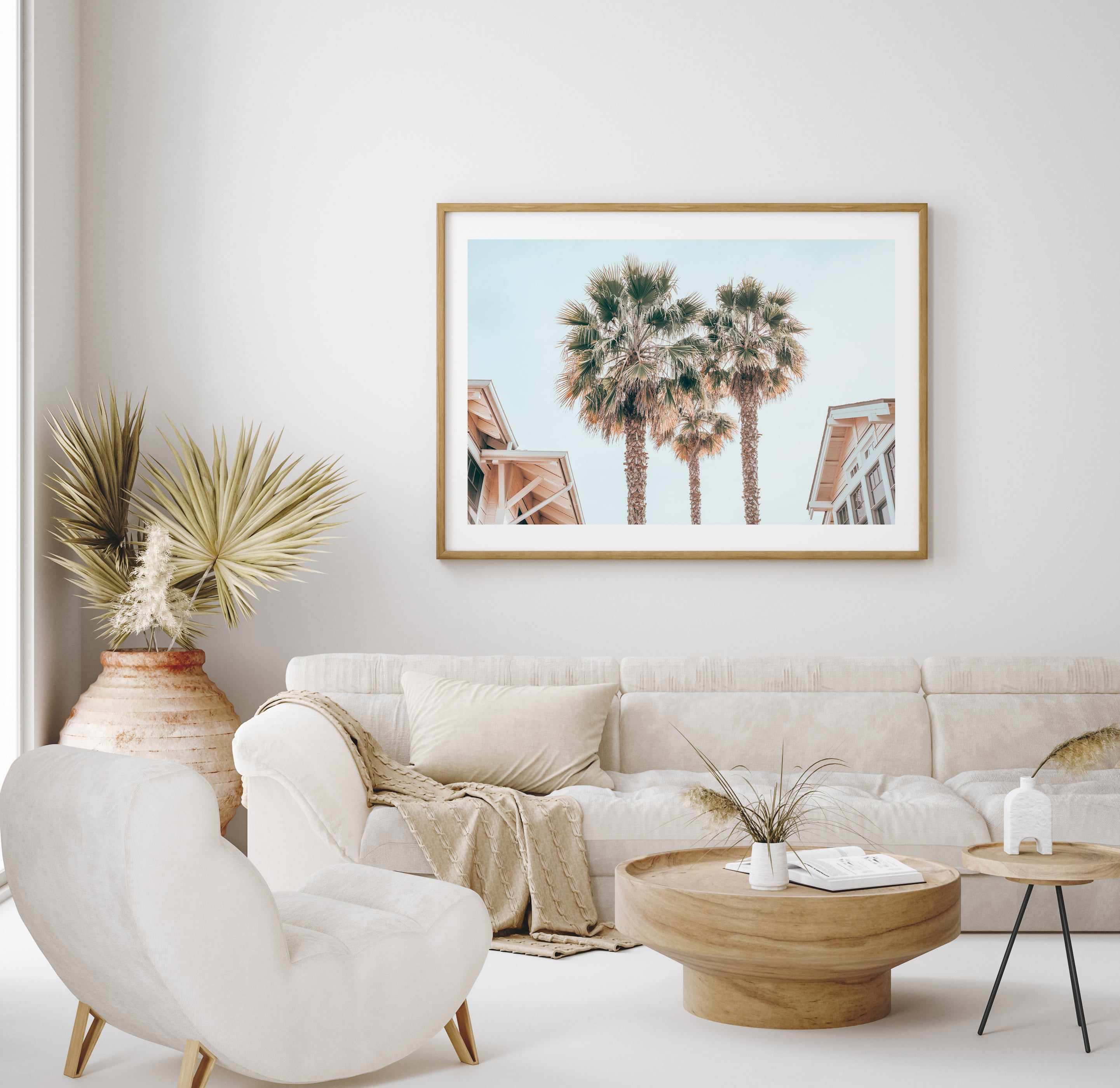 Three Palms, Palm Springs Art Print