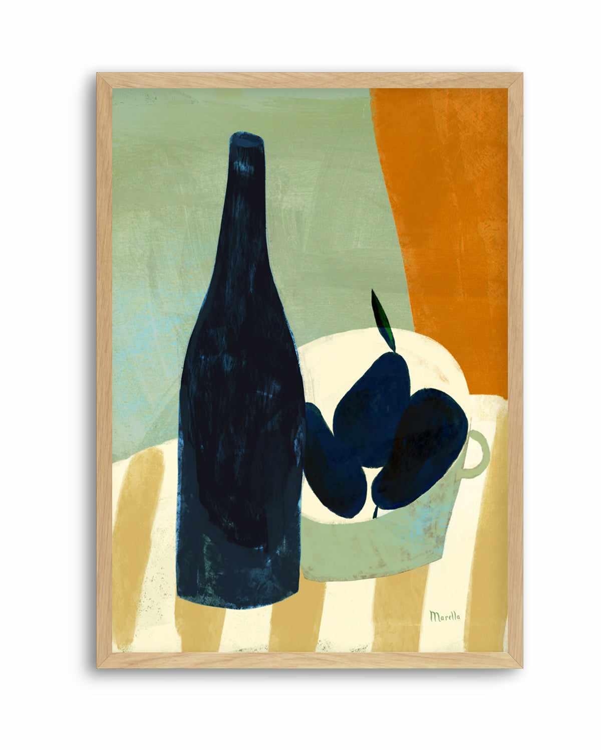 Three Pears by Marco Marella | Art Print from Olive et Oriel where you can shop wallpaper and artworks online