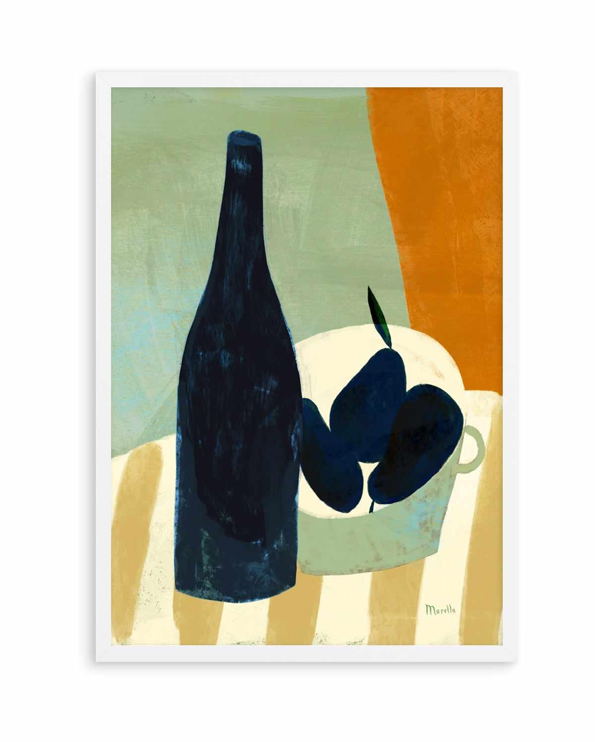 Three Pears by Marco Marella | Art Print from Olive et Oriel where you can shop wallpaper and artworks online