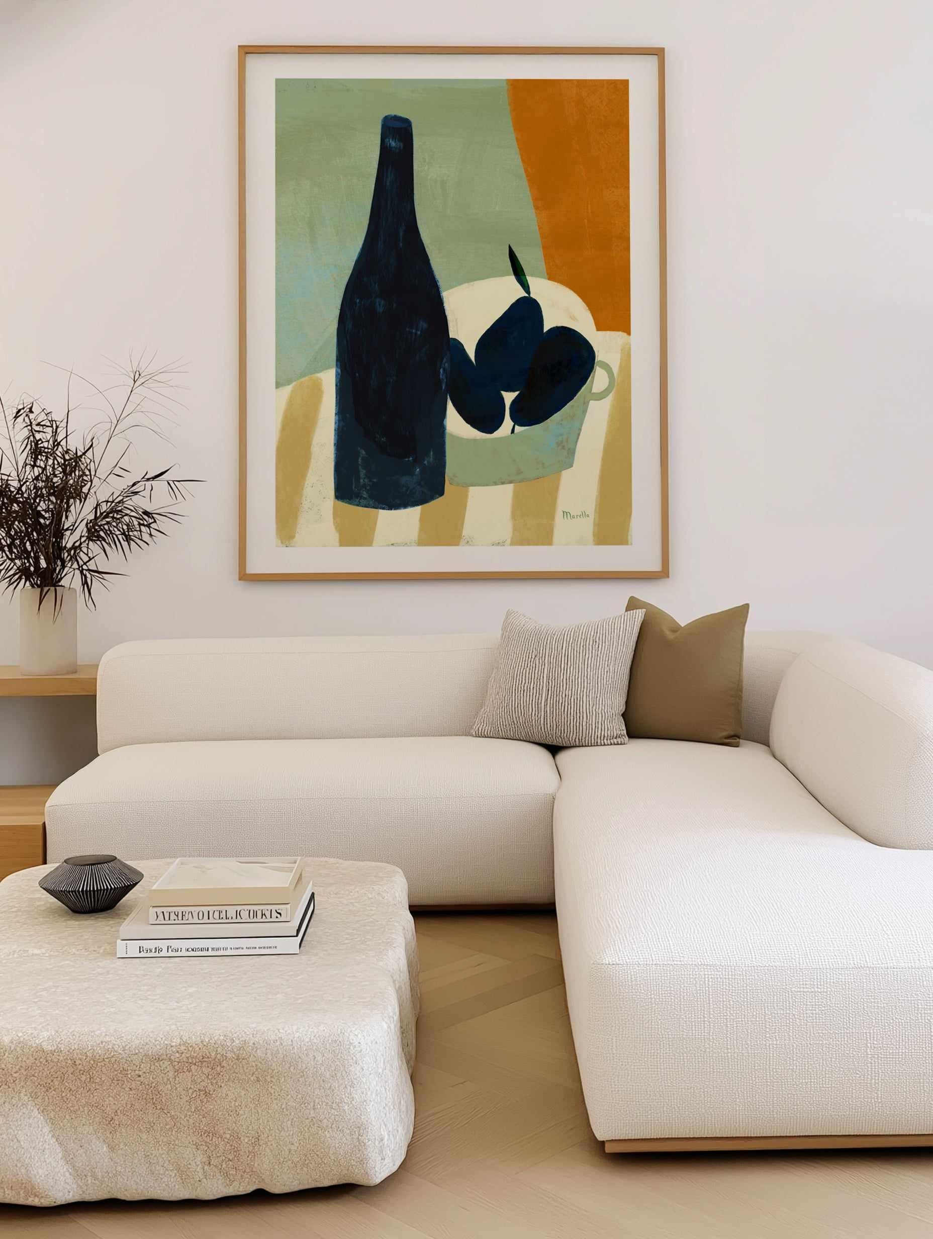 Three Pears by Marco Marella | Art Print from Olive et Oriel where you can shop wallpaper and artworks online
