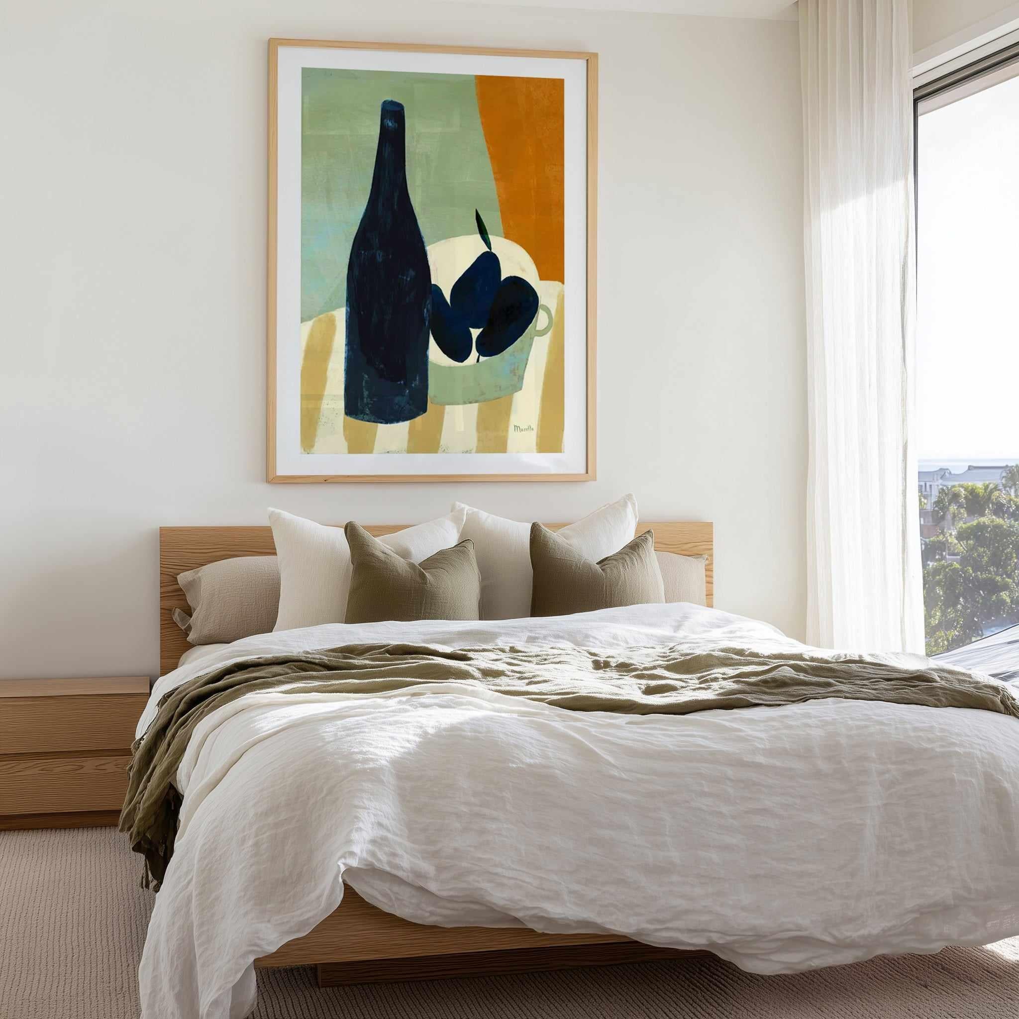 Three Pears by Marco Marella | Art Print from Olive et Oriel where you can shop wallpaper and artworks online