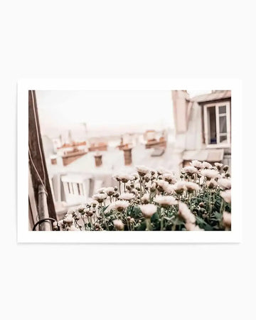 Through Parisian Windows Art Print from Olive et Oriel where you can shop wallpaper and artworks online