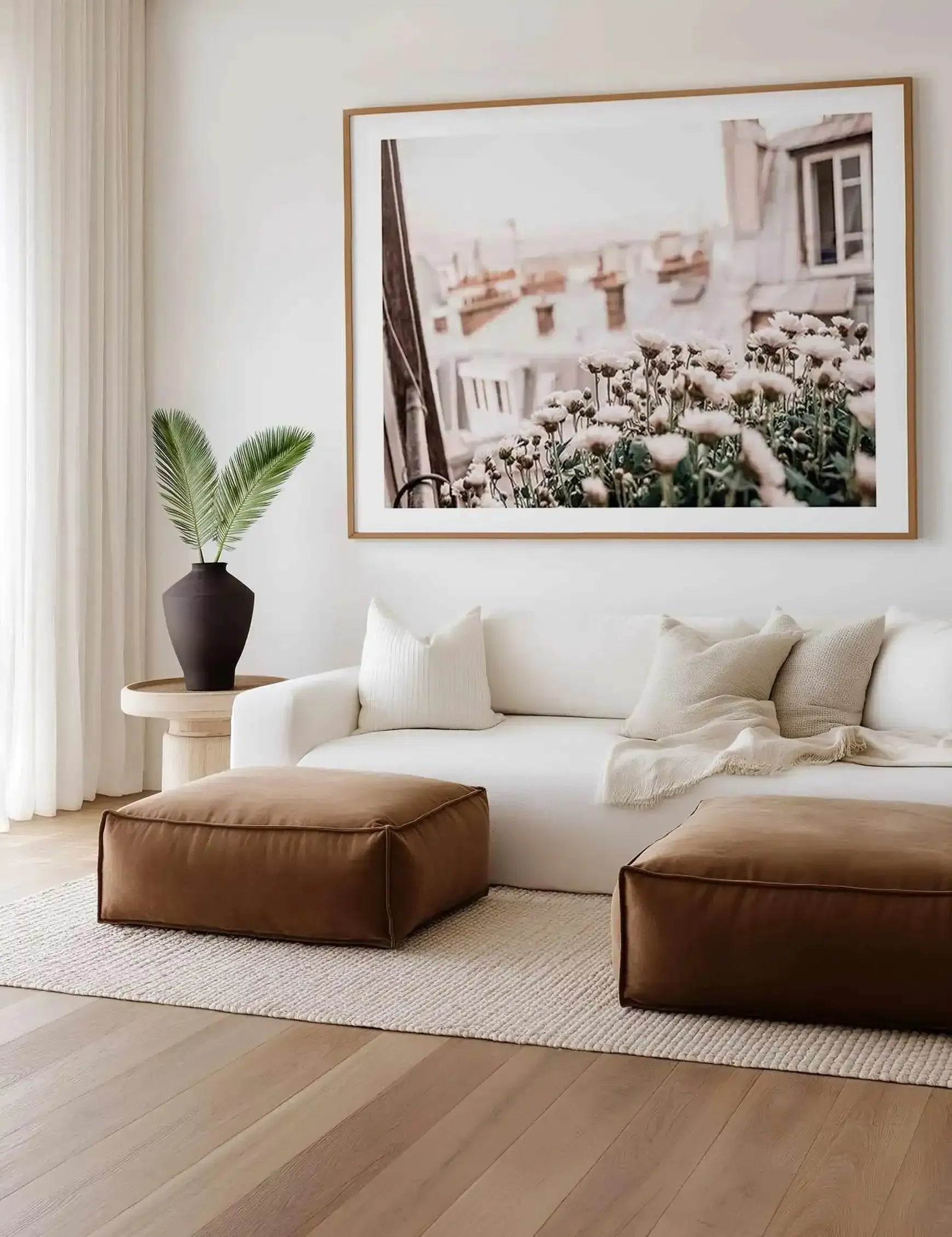 Through Parisian Windows Art Print from Olive et Oriel where you can shop wallpaper and artworks online