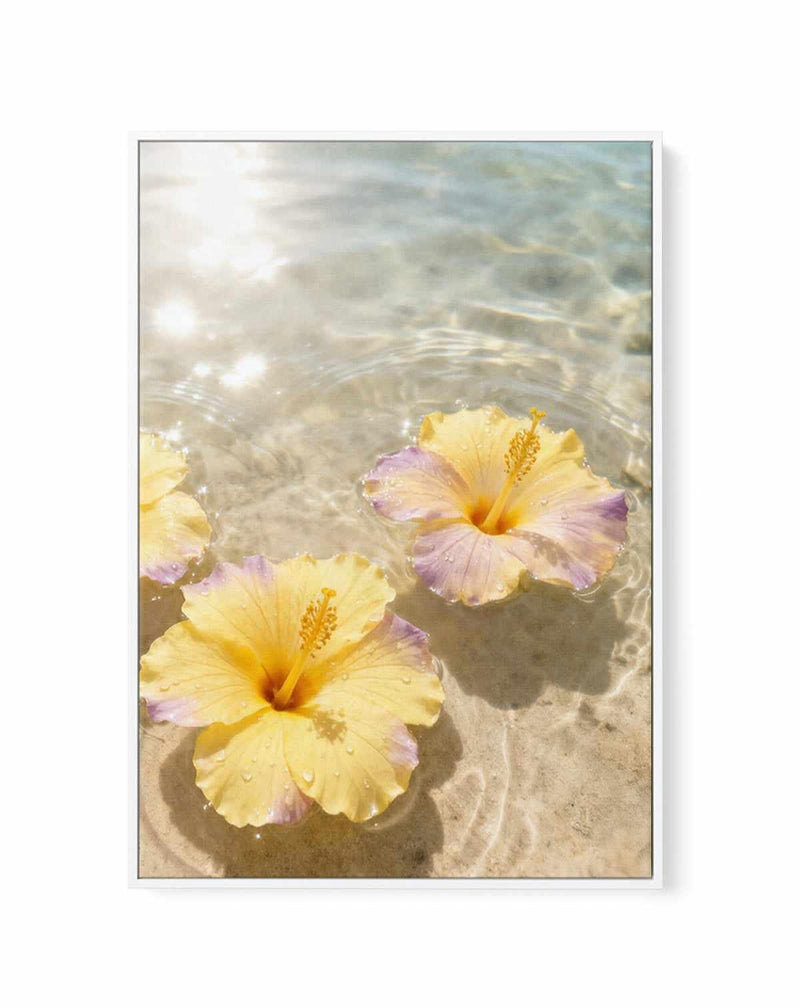 Tidal Blossom | Framed Canvas Art Print from Olive et Oriel where you can shop wallpaper and artworks online