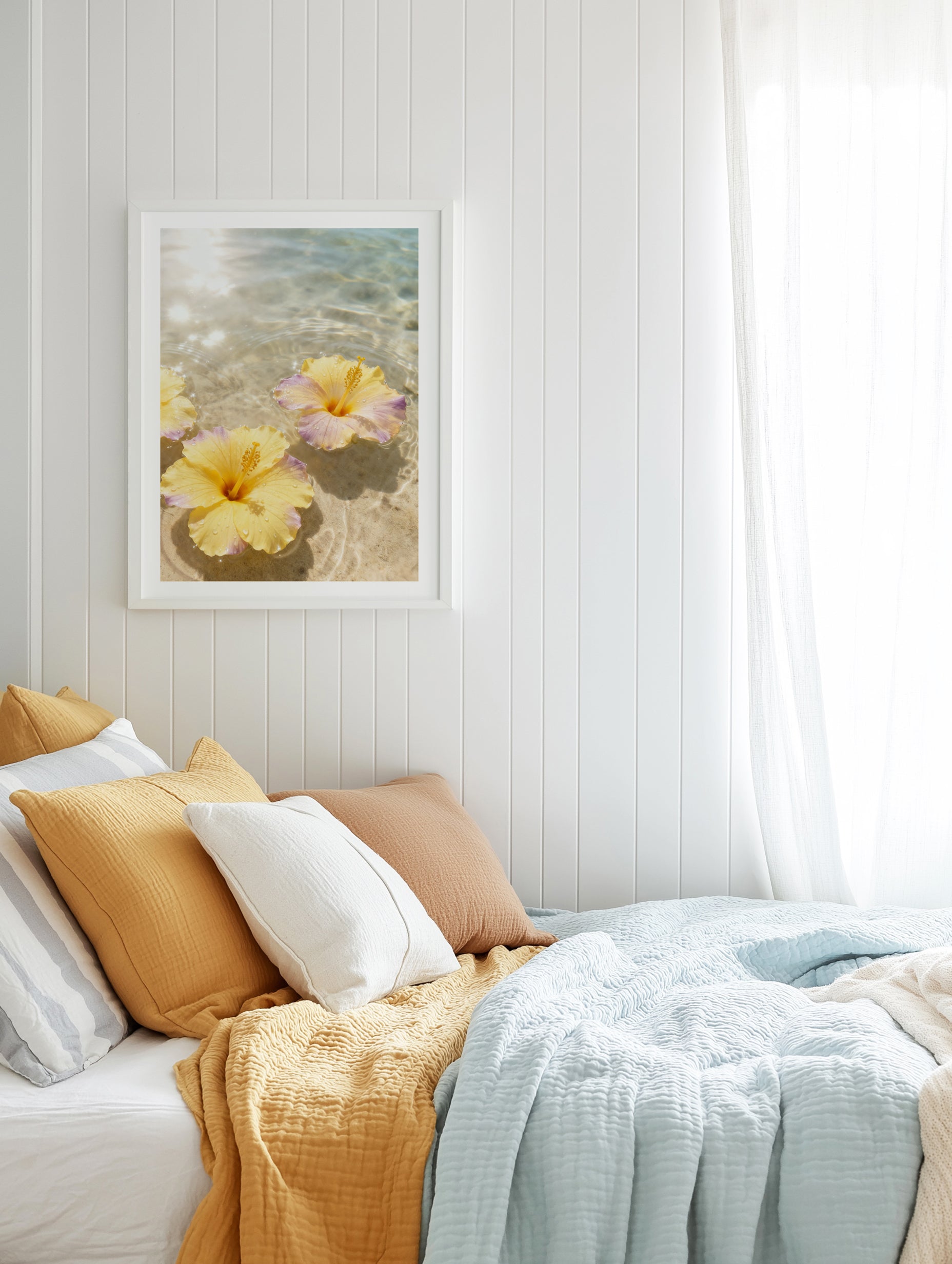 Tidal Blossom | Art Print from Olive et Oriel where you can shop wallpaper and artworks online